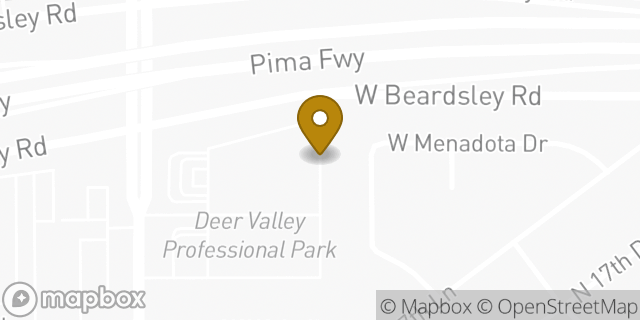 Map showing the location of Banner Surgery Center - Deer Valley in Phoenix, AZ 85027