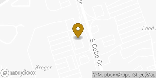Map showing the location of McDonald's in Smyrna, GA 30080