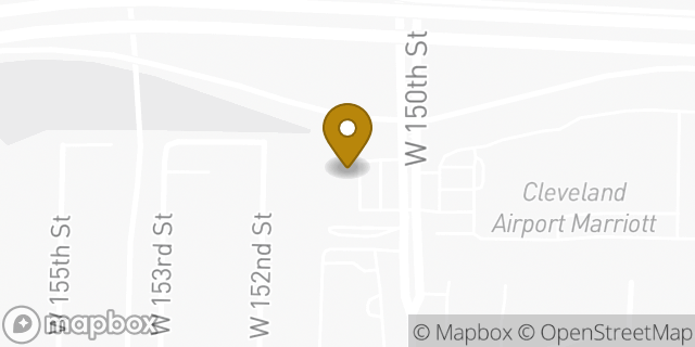 Map showing the location of Amazon Locker - Potholder in Cleveland, OH 44135