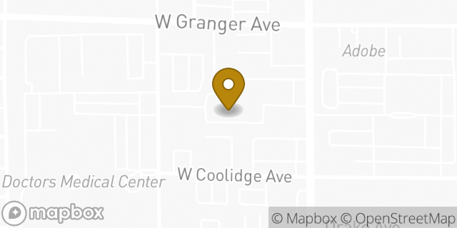Map showing the location of Ramada by Wyndham Modesto Yosemite Area in Modesto, CA 95350