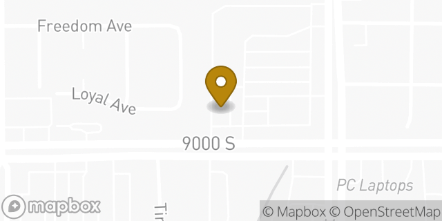 Map showing the location of Starbucks in Sandy, UT 84070