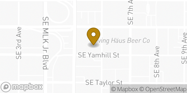 Map showing the location of One Day at a Time CrossFit in Portland, OR