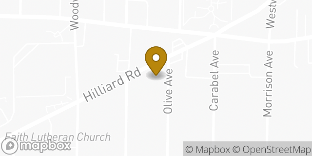 Map showing the location of Amazon Locker - Talent in Lakewood, OH 44107