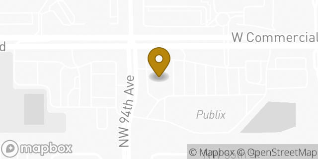 Map showing the location of 7-Eleven in Sunrise, FL 33351