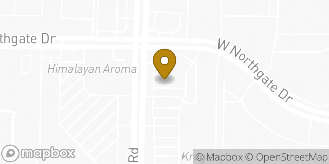 Map showing the location of Bank of America in Irving, TX 75062