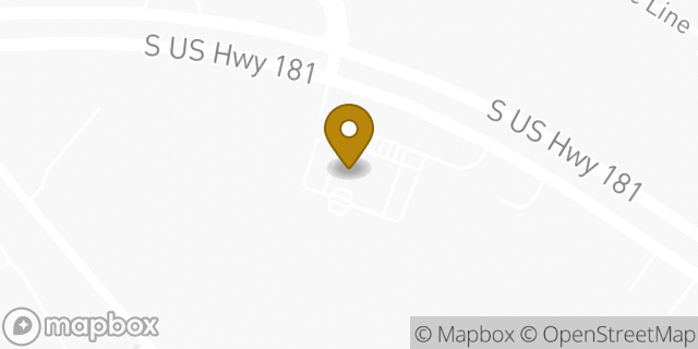 Map showing the location of Amazon Locker - Reactor in San Antonio, TX 78223