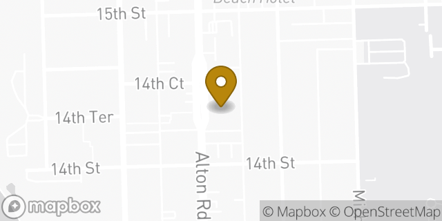 Map showing the location of CVS Beauty in Miami Beach, FL 33139
