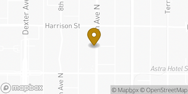 Map showing the location of Amazon Locker - Felice in Seattle, WA 98109