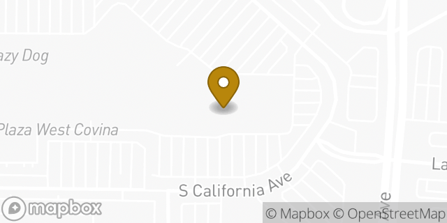 Map showing the location of Sunglass Hut at Macy's in West Covina, CA 91790