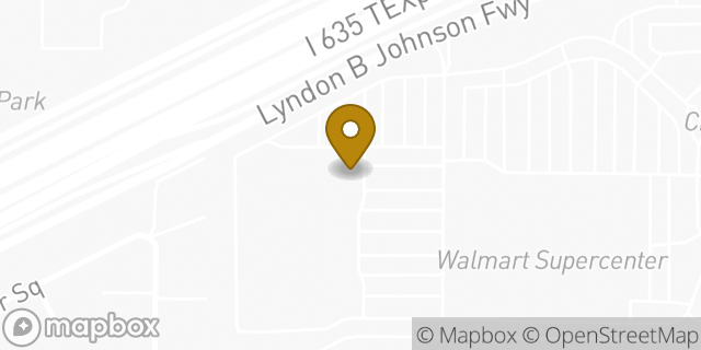 Map showing the location of Sam's Club in Dallas, TX 75244