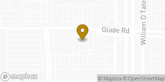 Map showing the location of Whataburger in Euless, TX 76039