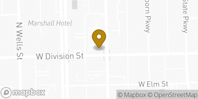 Map showing the location of Jewel-Osco in Chicago, IL 60610