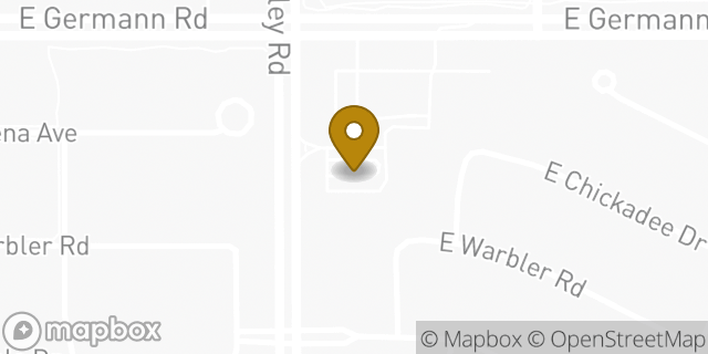 Map showing the location of Sonic in Gilbert, AZ 85297