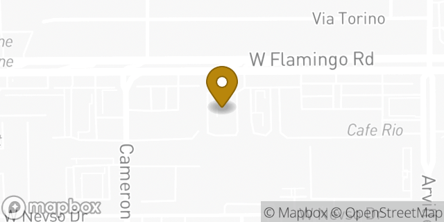 Map showing the location of Enterprise Exotic & Luxury Car Rental in Las Vegas, NV 89103