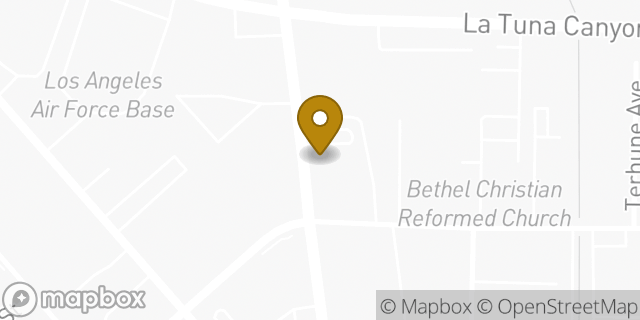 Map showing the location of American Legion Post 520 in Sun Valley, CA 91352
