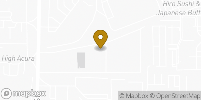 Map showing the location of Penske Truck Rental in Aurora, CO 80014