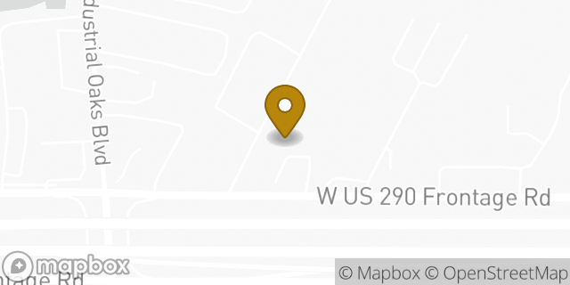 Map showing the location of Enterprise Rent-A-Car in Austin, TX 78735