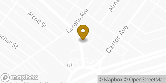 Map showing the location of Amazon Locker - Rozy in Philadelphia, PA 19149