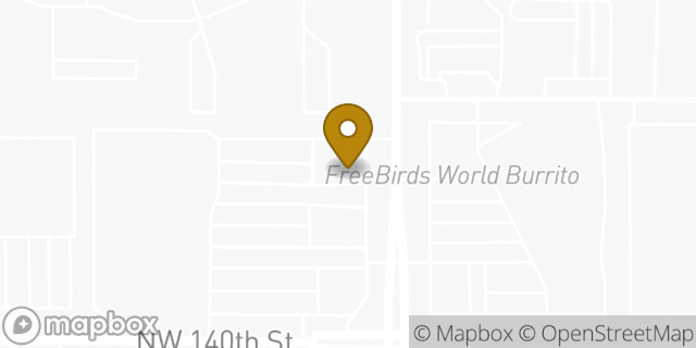 Map showing the location of Chipotle Mexican Grill in Oklahoma City, OK 73134