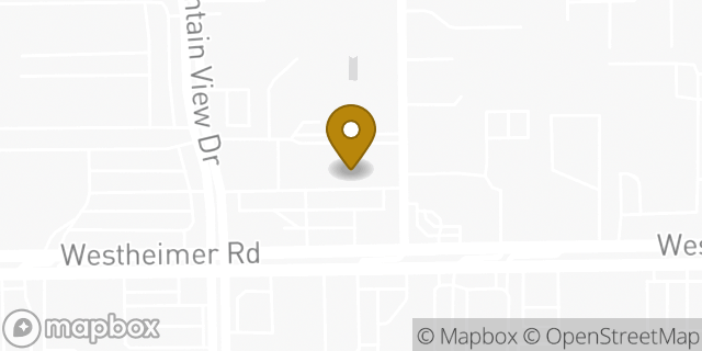 Map showing the location of The UPS Store in Houston, TX 77057