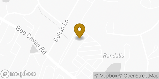 Map showing the location of Baldinucci Pizza Romana in West Lake Hills, TX 78746