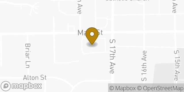 Map showing the location of ATM CVS in Beech Grove, IN