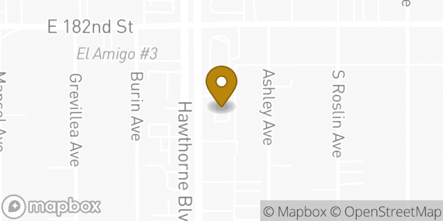 Map showing the location of Starbucks in Torrance, CA 90504