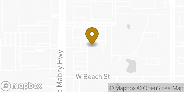 Map showing the location of The UPS Store in Tampa, FL 33607