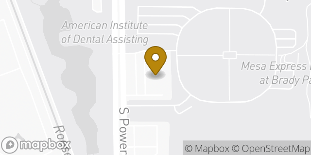 Map showing the location of QuikTrip Store #496 2657 S Power Rd in Mesa, AZ 85209