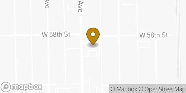 Map showing the location of Starbucks in Chicago, IL 60636