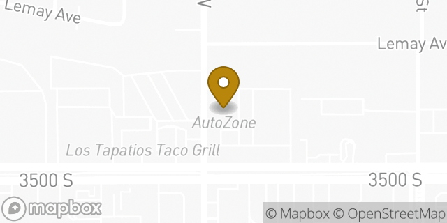 Map showing the location of AutoZone in West Valley City, UT 84119