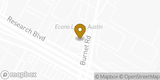Map showing the location of Amazon Locker - Quartz in Austin, TX 78758
