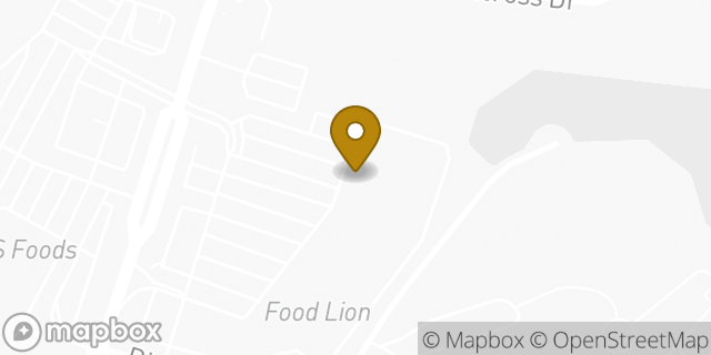 Map showing the location of Amazon Locker - Forth in Charlotte, NC 28205