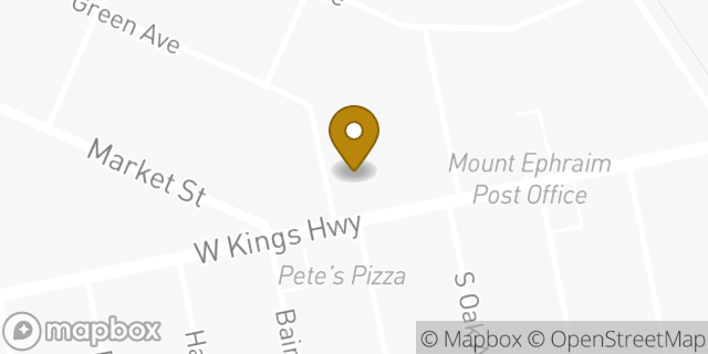Map showing the location of ATM 7ELEVEN-FCTI in Mount Ephraim, NJ