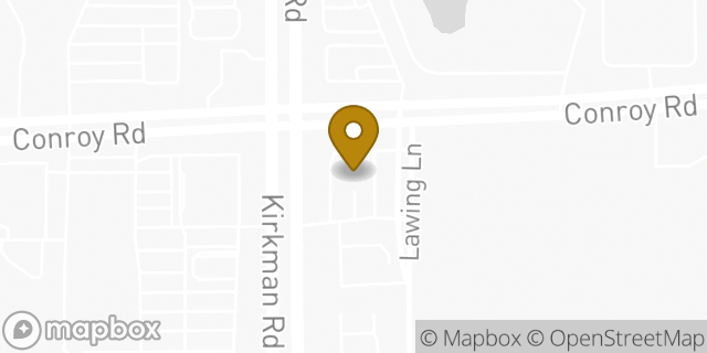 Map showing the location of Bank of America Financial Center & Drive-Thru ATM | Kirkman in Orlando, FL 32811