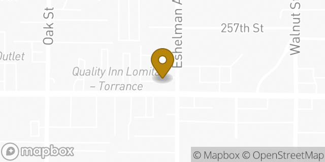 Map showing the location of CVS Pharmacy in Lomita, CA 90717