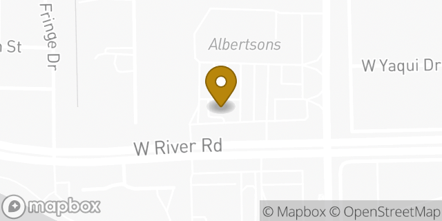 Map showing the location of West River & La Cañada in Tucson, AZ 85704
