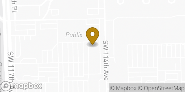 Map showing the location of The UPS Store in Miami, FL 33165