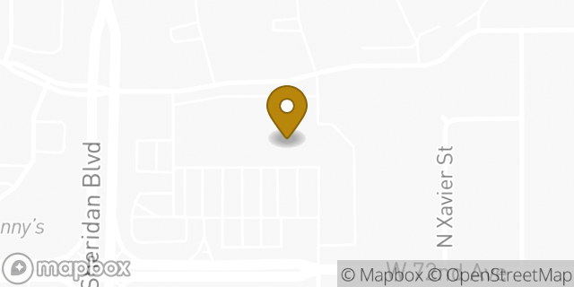 Map showing the location of Planet Fitness in Westminster, CO 80030