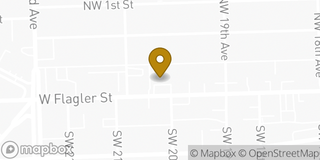 Map showing the location of Amazon Locker - Balalaika in Miami, FL 33135