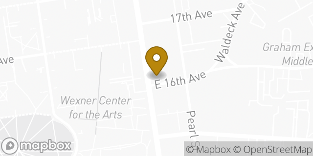Map showing the location of Target in Columbus, OH 43201