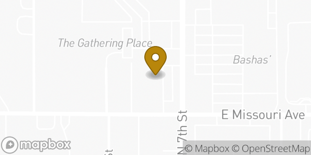 Map showing the location of Amazon Locker - Haleakala in Phoenix, AZ 85012