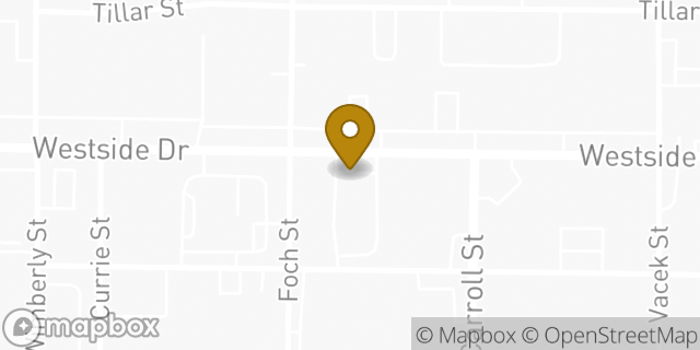 Map showing the location of CubeSmart Self Storage in Fort Worth, TX 76107