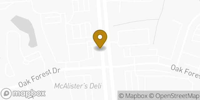 Map showing the location of Ford Motor Company in Raleigh, NC 27616