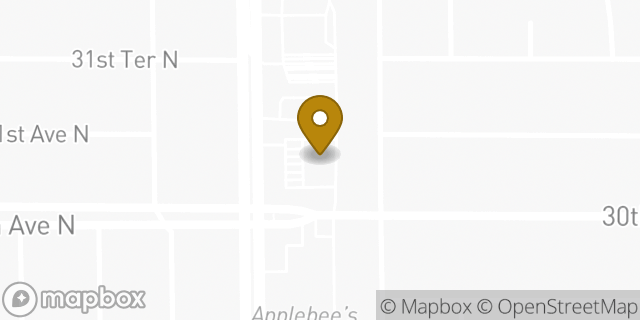 Map showing the location of Amazon Locker - Catkin in Saint Petersburg, FL 33710