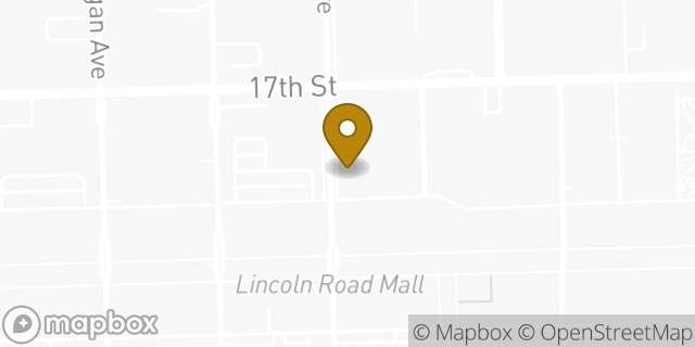 Map showing the location of Marshalls in Miami Beach, FL 33139