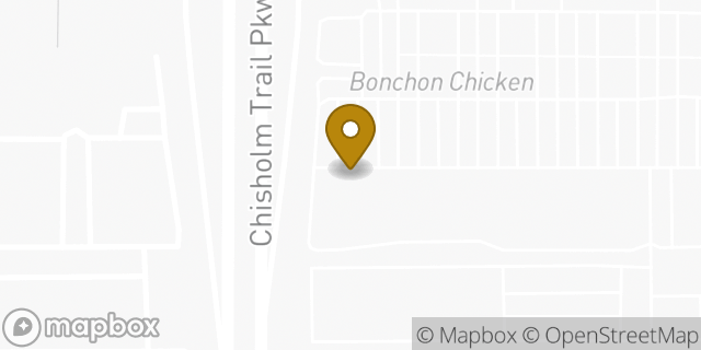 Map showing the location of Amazon Locker - Porpora in Fort Worth, TX 76123