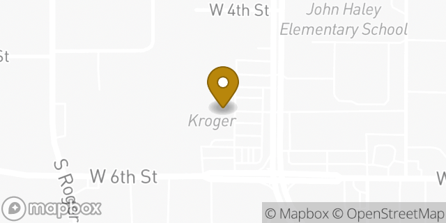 Map showing the location of Kroger in Irving, TX 75060
