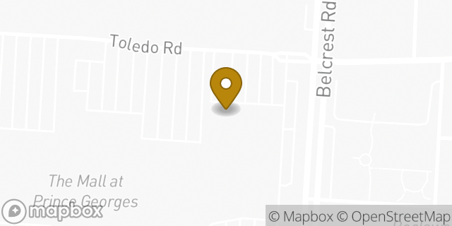 Map showing the location of Marshalls in Hyattsville, MD 20782