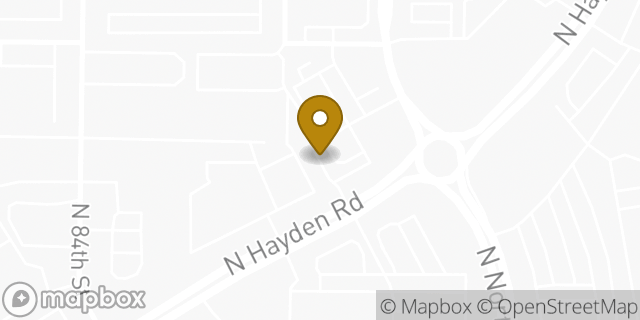 Map showing the location of AZ0620 Scottsdale Hayden Rd in Scottsdale, AZ 85260